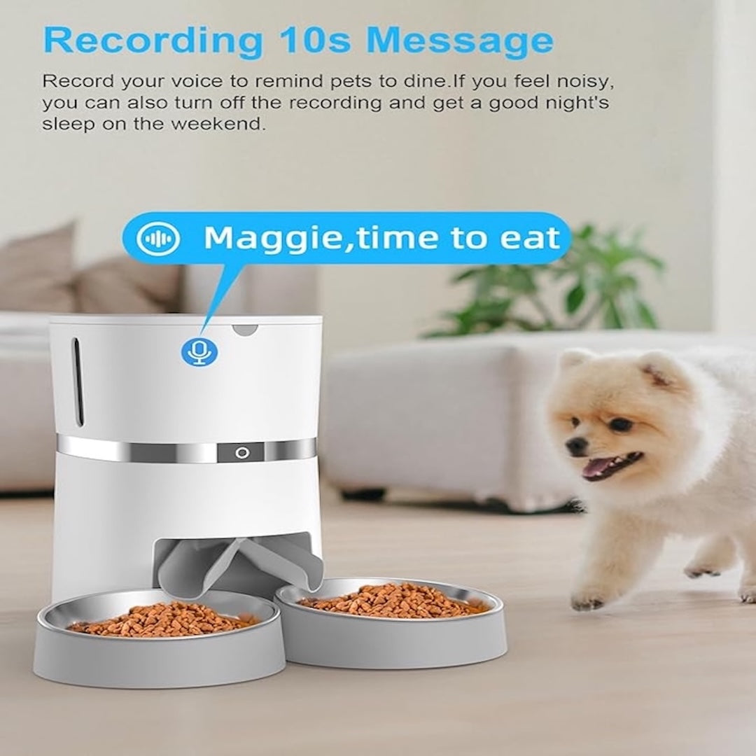 Timed Pet Single & Dual Feeder 4L (Wi-Fi 2.4GHz)