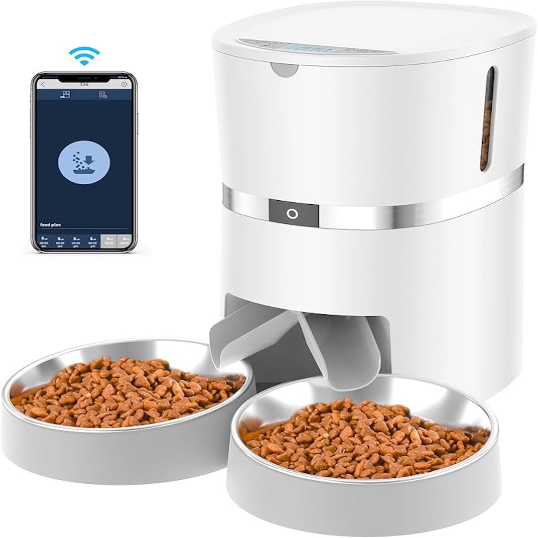 Timed Pet Single & Dual Feeder 4L (Wi-Fi 2.4GHz)
