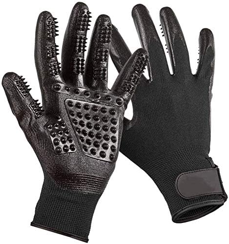 Pet Grooming Glove for Dogs & Cats – Deshedding & Massage Tool