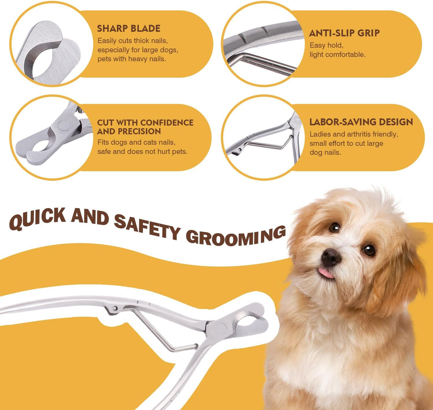 Complete Pet Grooming Kit – Brush, Comb & Nail Tools for Dogs and Cats