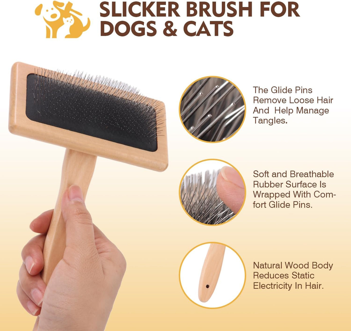 Complete Pet Grooming Kit – Brush, Comb & Nail Tools for Dogs and Cats