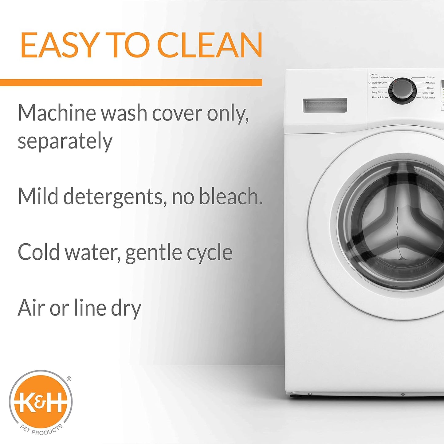 K&H Pet Products Original Pet Cot, Gray/Mesh, Large/30" x 42" x 7"