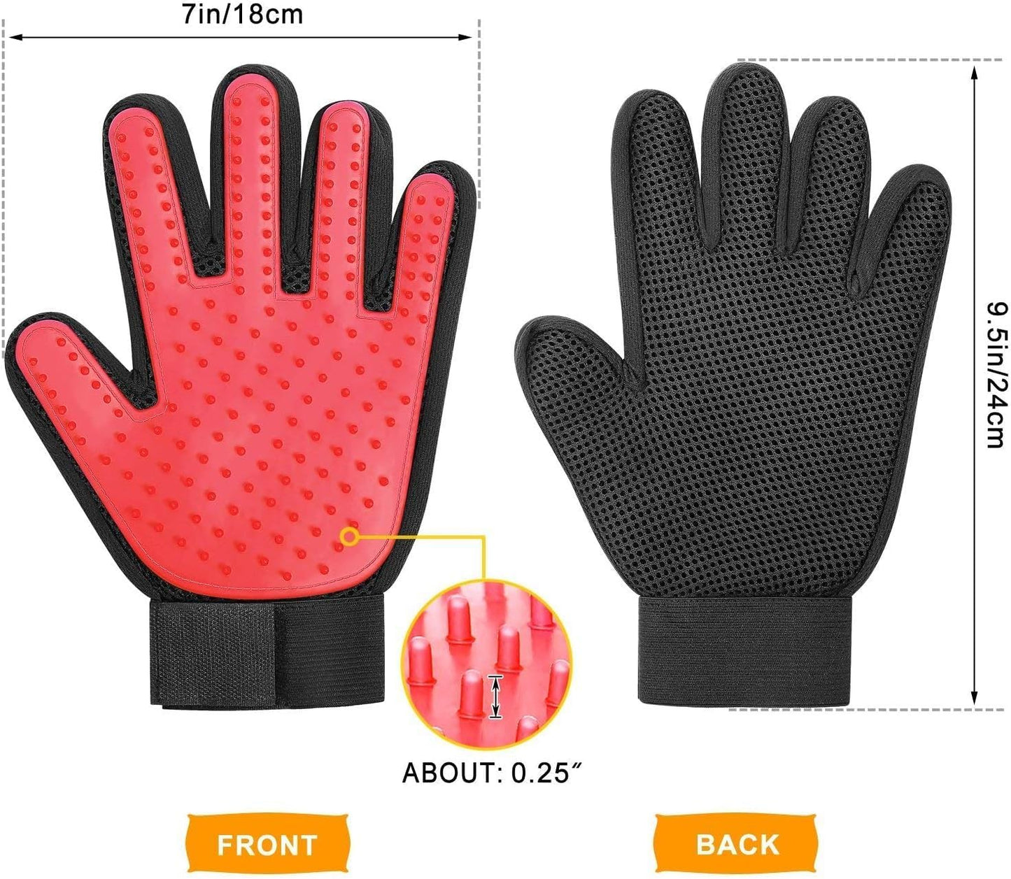 Pet Grooming & Play Set for Cats & Dogs | Smart Ball Toy & Deshedding Glove | Keeps Pets Active & Reduces Shedding